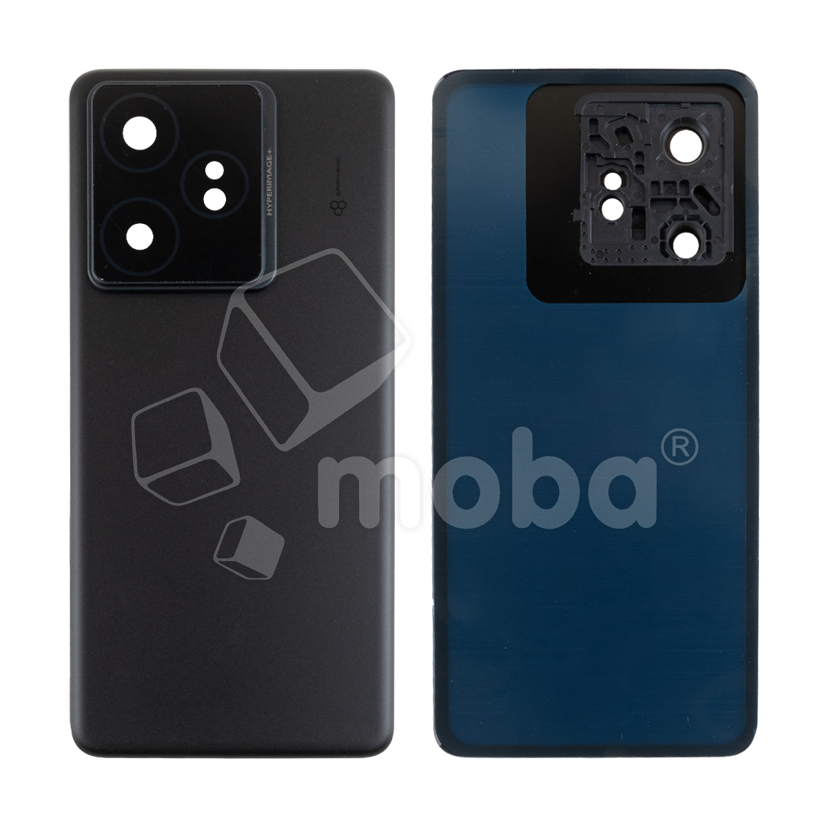 Задняя крышка для Realme GT 7 (RMX5061) Черный - Премиум