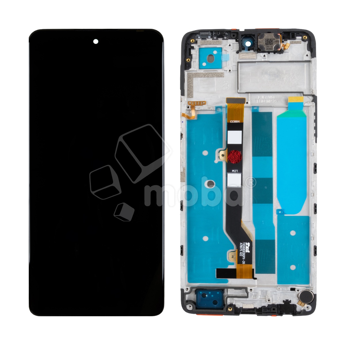 Дисплей для Tecno Pova 7 Neo/7 4G (LJ6) модуль с рамкой Черный - OR (HD+, 300 Кд/м², 120 Гц)