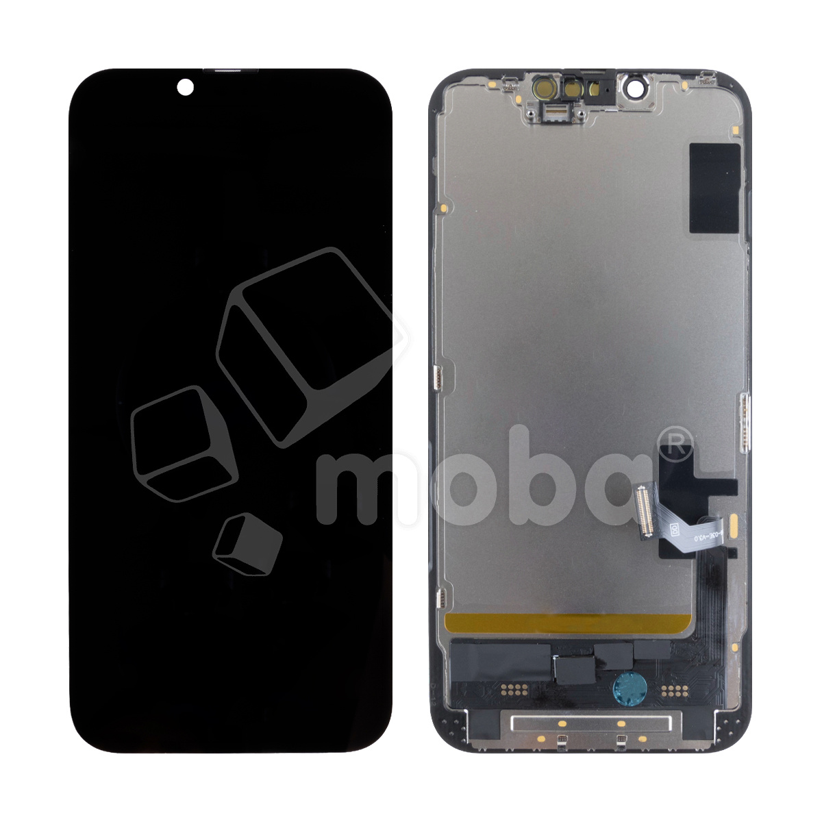 Дисплей для iPhone 14 (A2883) в сборе с тачскрином Черный - DD (Soft OLED, Full HD) (с верификацией = с привязкой без ошибки)