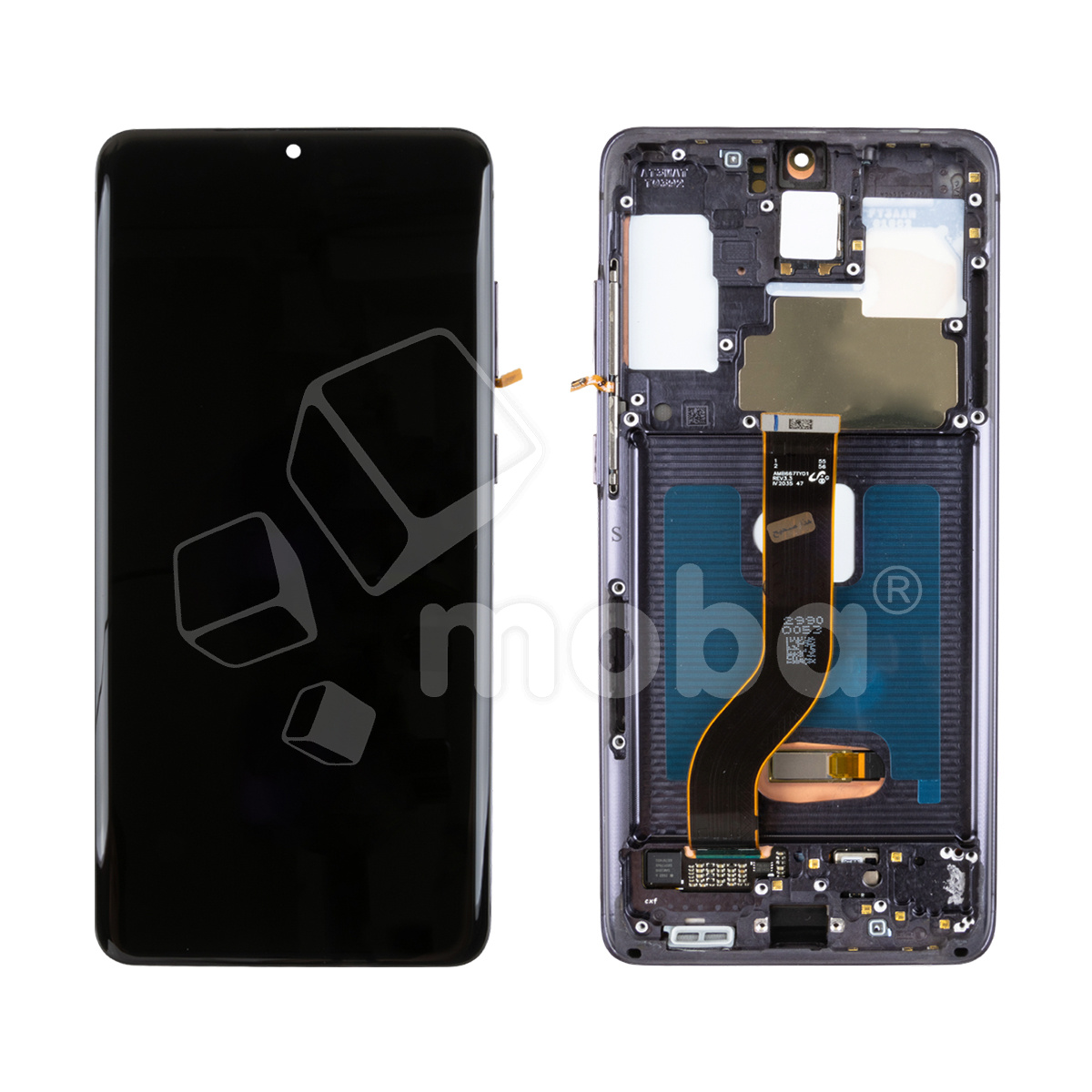 Дисплей для Samsung Galaxy S20+ (G985F) модуль с рамкой Черный - Сервисный оригинал