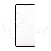 Стекло для переклейки Samsung Galaxy A71 (A715F) в сборе с OCA пленкой Черный - OR (Mitsubishi)