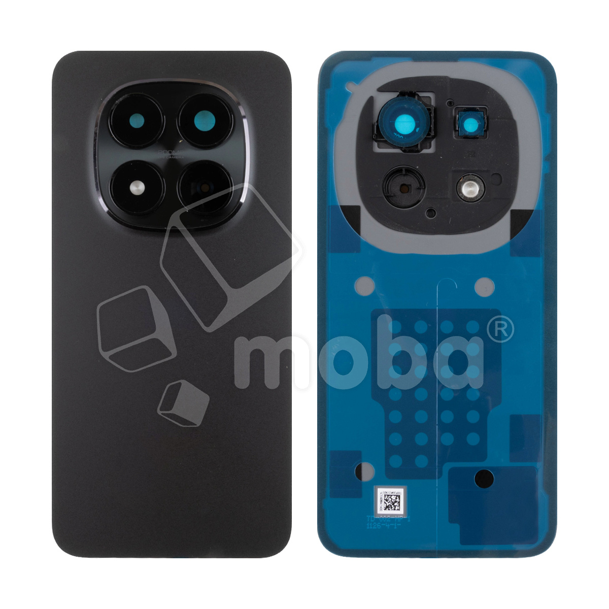 Задняя крышка для Xiaomi Redmi Note 15 Pro 5G (25060RABDG/25080RABDG) Черный - Премиум