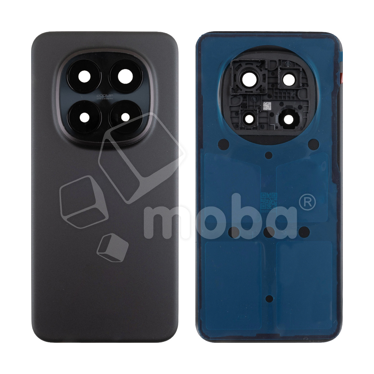 Задняя крышка для Xiaomi Redmi Note 15 Pro+ 5G (2510ERA8BG) Черный - Премиум