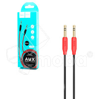 Кабель AUX "3,5 мм" Jack - "3,5 мм" Jack Hoco UPA-11 Черный