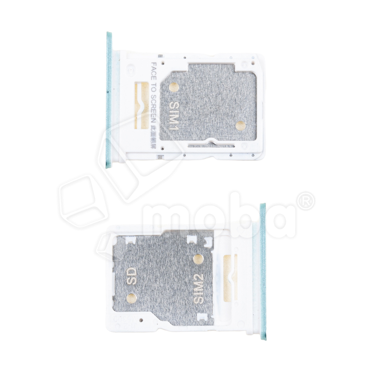 Держатель SIM для Xiaomi Redmi Note 14 4G (24117RN76O/24117RN76G) Голубой