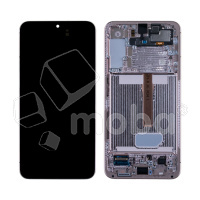 Дисплей для Samsung Galaxy S22+ (S906B) модуль с рамкой Розовый - OR (SP)