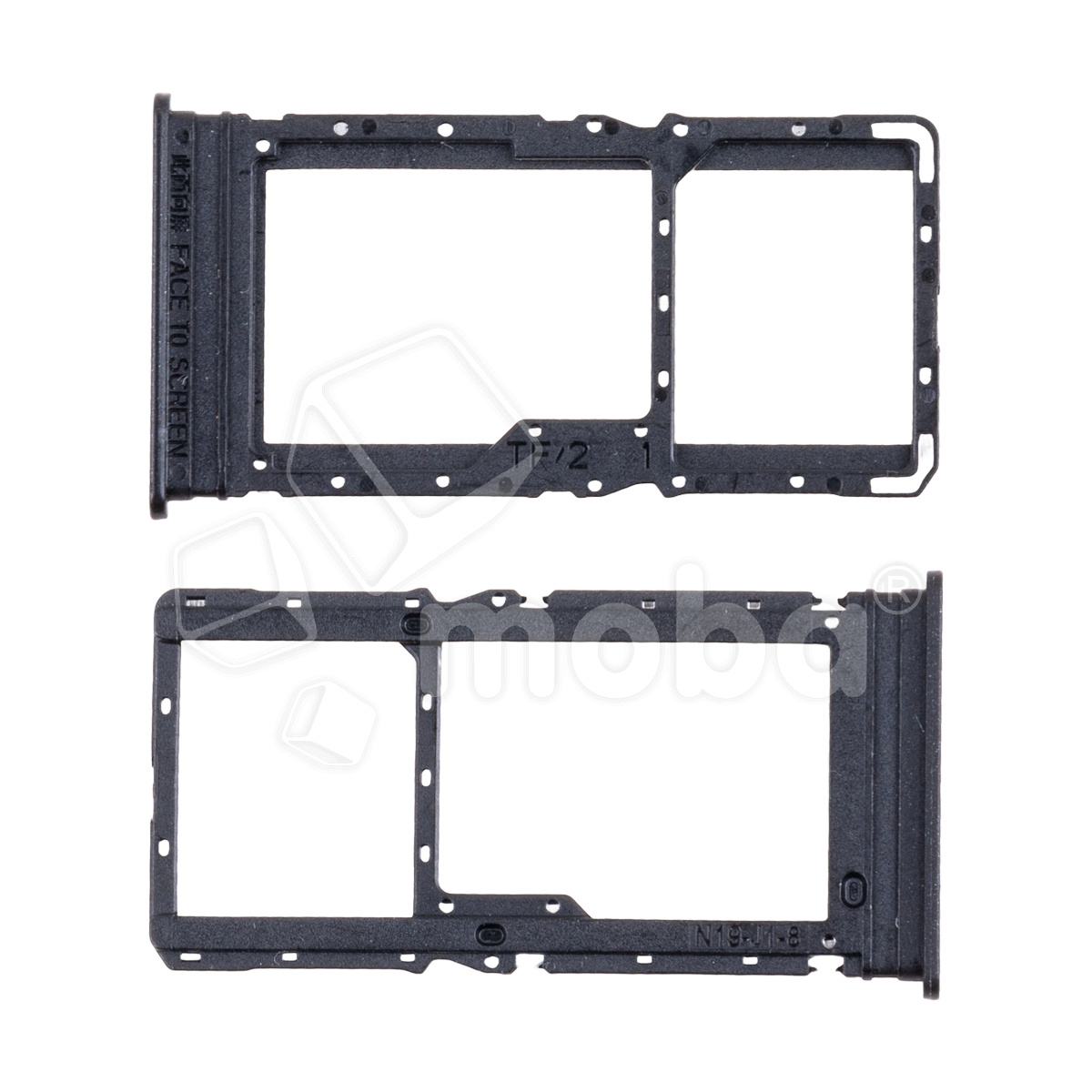 Держатель SIM для Xiaomi Poco M6 4G (2404APC5FG) Черный