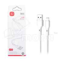 Кабель USB - Lightning XO NB230 (2.4A) Белый купить по цене производителя Краснодар | Moba