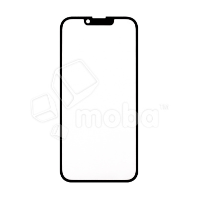 Стекло для переклейки iPhone 14 в сборе с OCA пленкой Черный - OR (Mitsubishi)