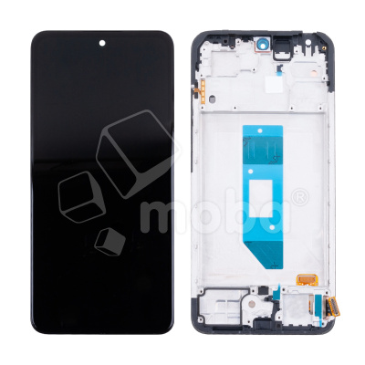 Дисплей для Xiaomi Redmi Note 14 4G (24117RN76O/24117RN76G) модуль с рамкой Черный - OR (SP)