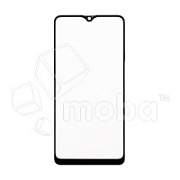 Стекло для переклейки Samsung Galaxy A20s (A207F) в сборе с OCA пленкой Черный - OR (Mitsubishi)