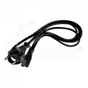 Кабель питания (евровилка - 2 pin, 1,5 м) Черный
