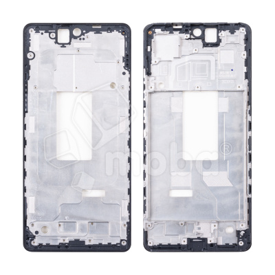 Рамка дисплея для Xiaomi Poco X5 Pro 5G/Redmi Note 12 Pro 5G (22101320G/22101316C/22101316I/22101316G) Черный (возможен дефект ЛКП)