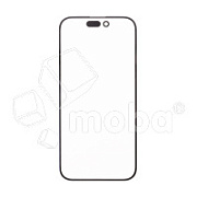 Стекло для переклейки iPhone 15 Pro Max (A3106) с OCA пленкой Черный - OR (Feaglet)