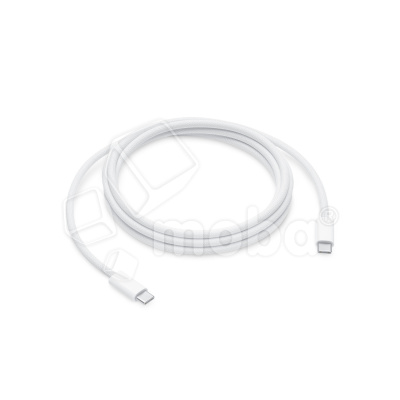 Кабель Type-C - Type-C для iPhone 15/15 Plus/15 Pro/15 Pro Max/16/16 Plus/16 Pro/16 Pro Max/17/17 Pro/17 Pro Max/Air (60W, PD, оплетка нейлон, тех.упак.) Белый