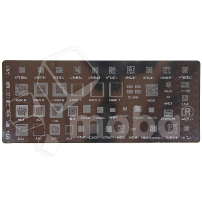 BGA трафарет MTK A101